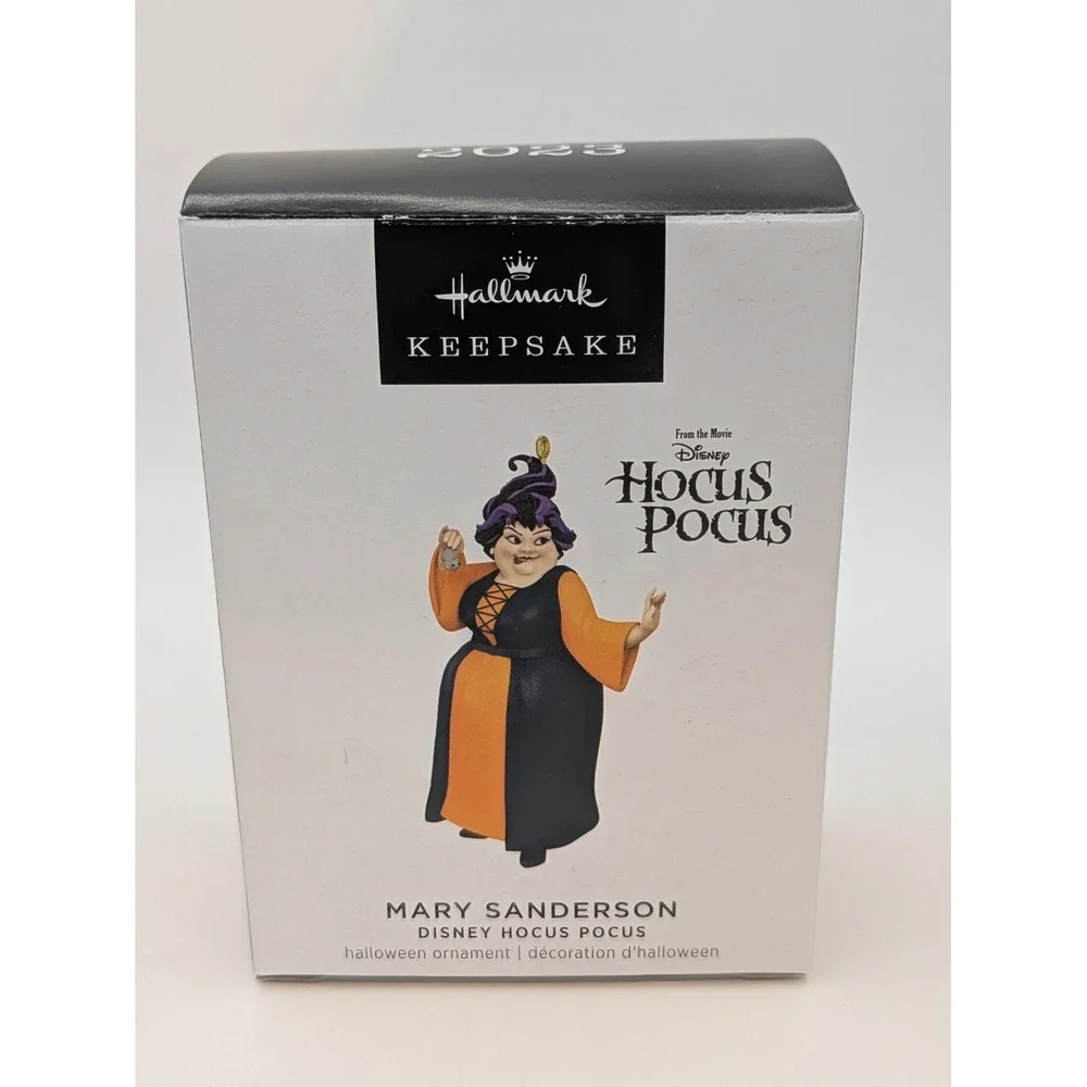 Hallmark DISNEY Hocus Pocus Ornaments, Winifred Sarah Mary Sanderson 3 Set NIB
